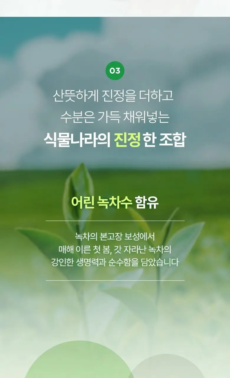 [NEW] 식물나라 마스크팩 1매 (어린녹차/뽀얀쌀) 상세페이지 7